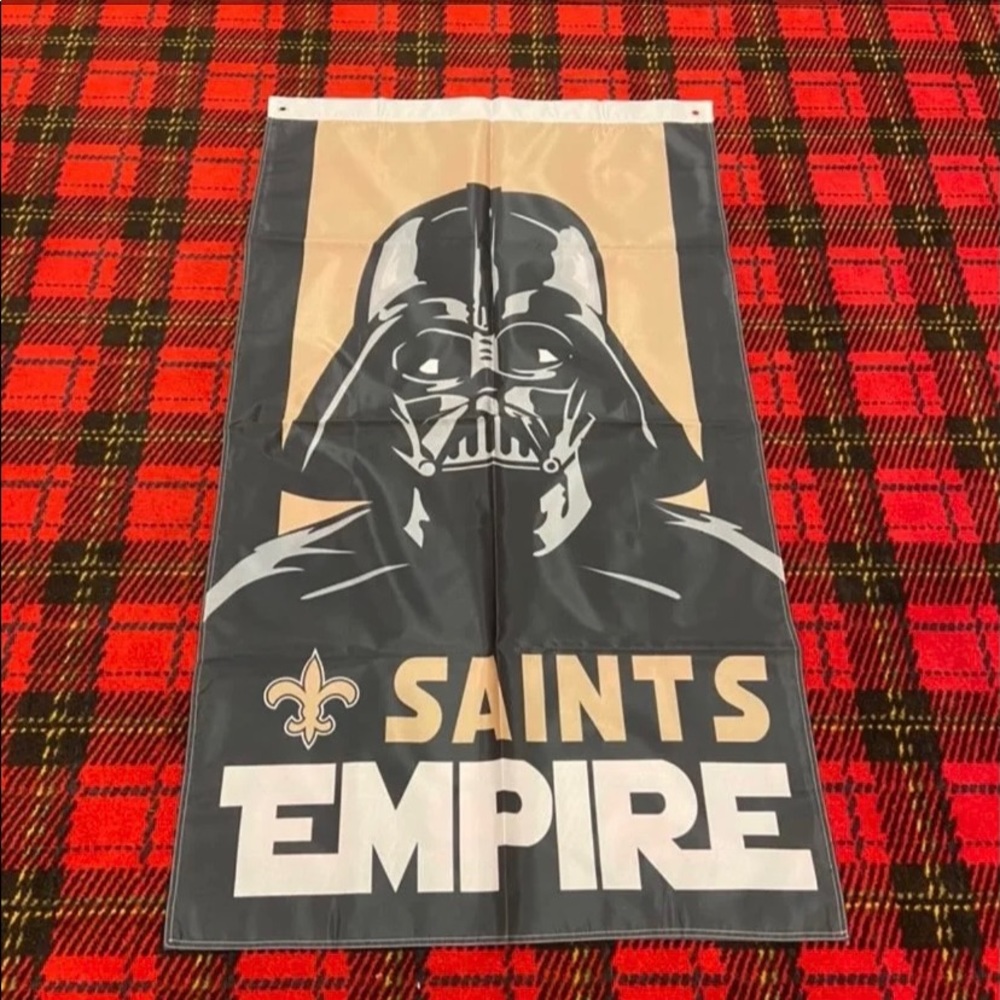 Brand new New Orleans Saints banner flag
